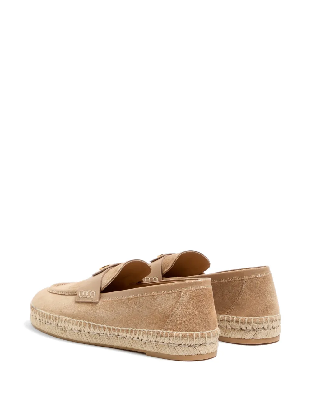 Valentino Garavani Palm Avenue leren espadrilles Beige