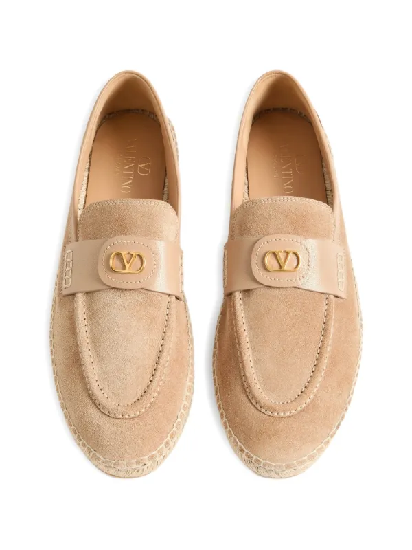Valentino Garavani Palm Avenue split-leather Espadrilles