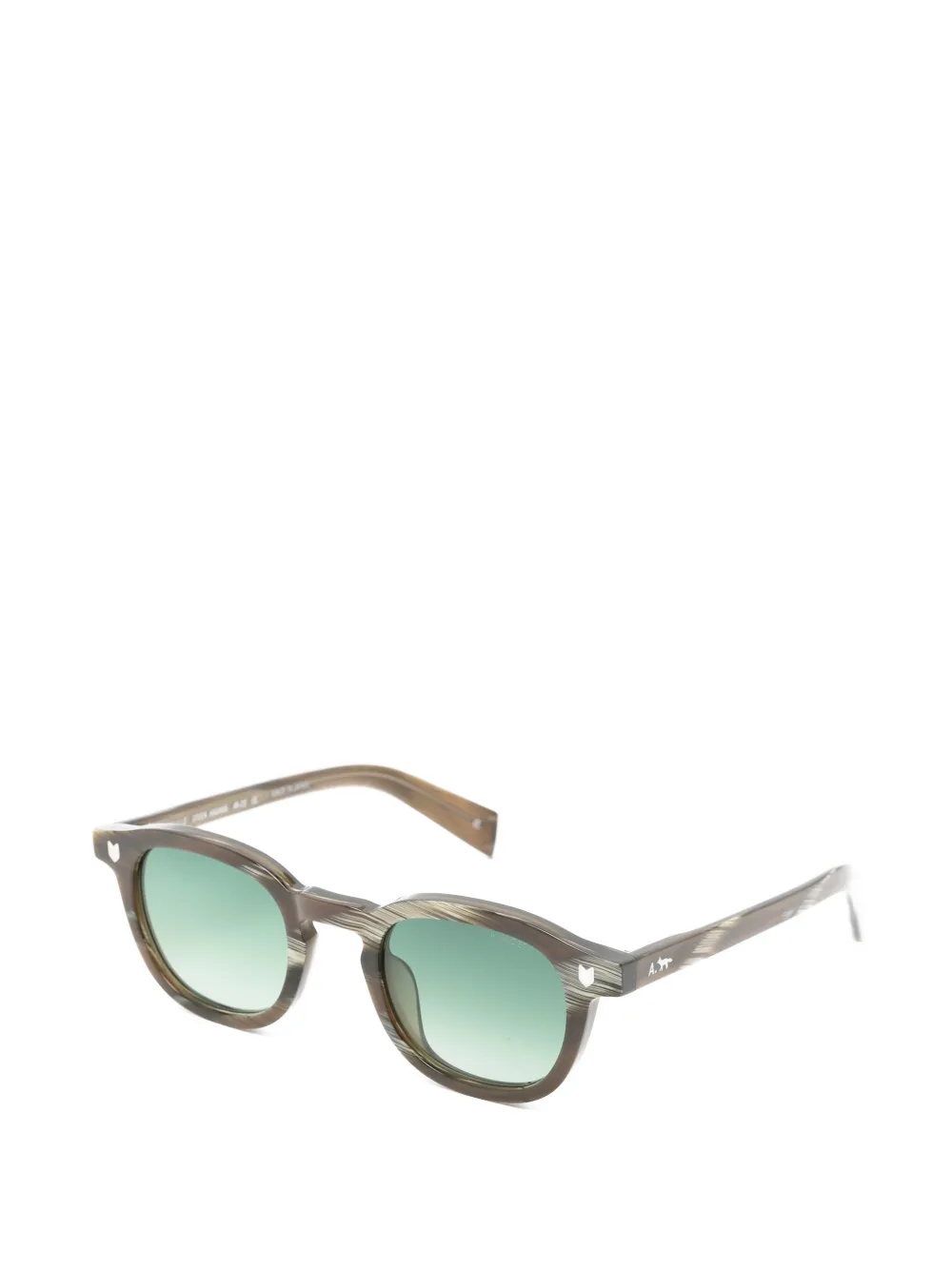 Maison Kitsuné x A. Society Camille zonnebril Bruin