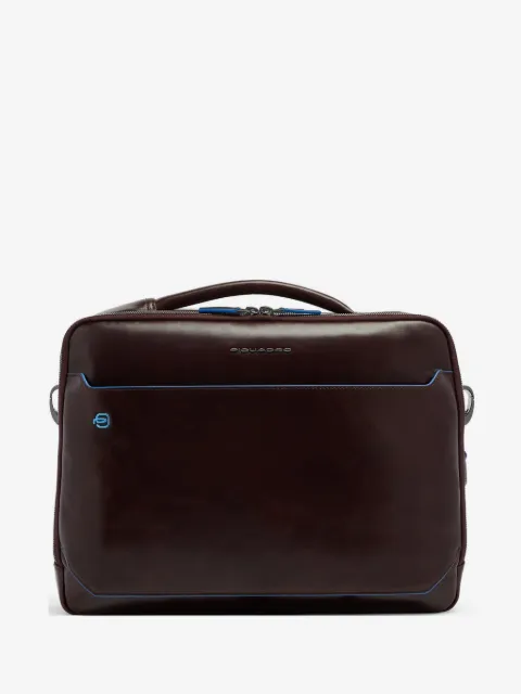 PIQUADRO sac d’ordinateur en cuir à logo
