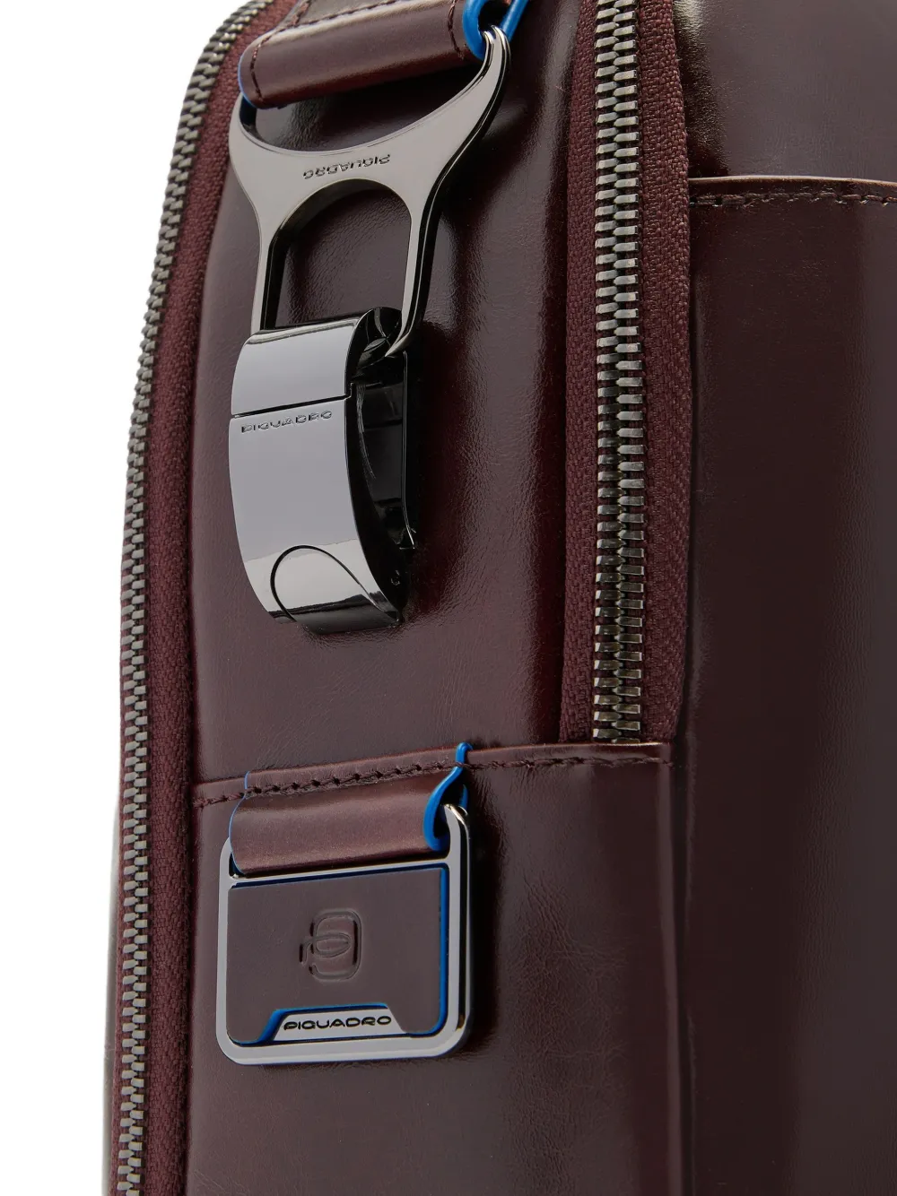 PIQUADRO Leren laptoptas Bruin