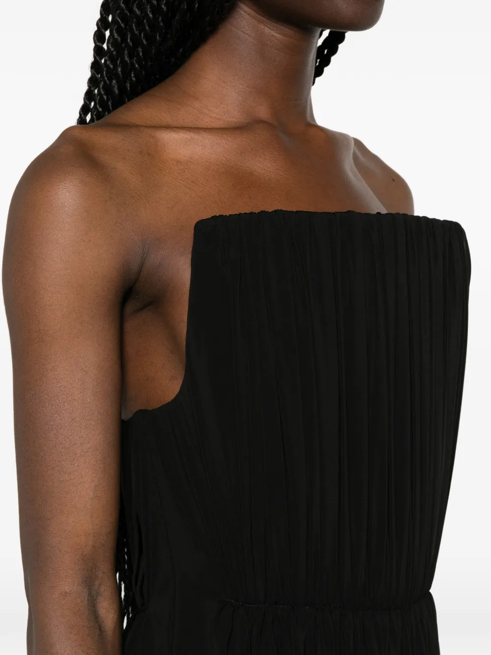 Stella McCartney Asymmetrische jurk Zwart
