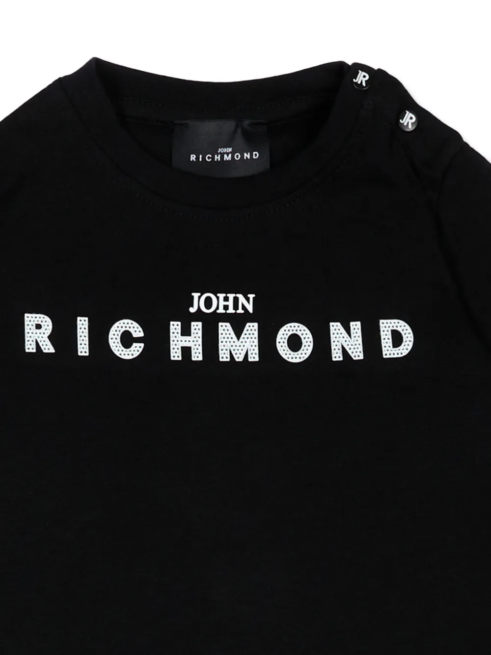 John Richmond Junior Trainingspak met logoprint Zwart