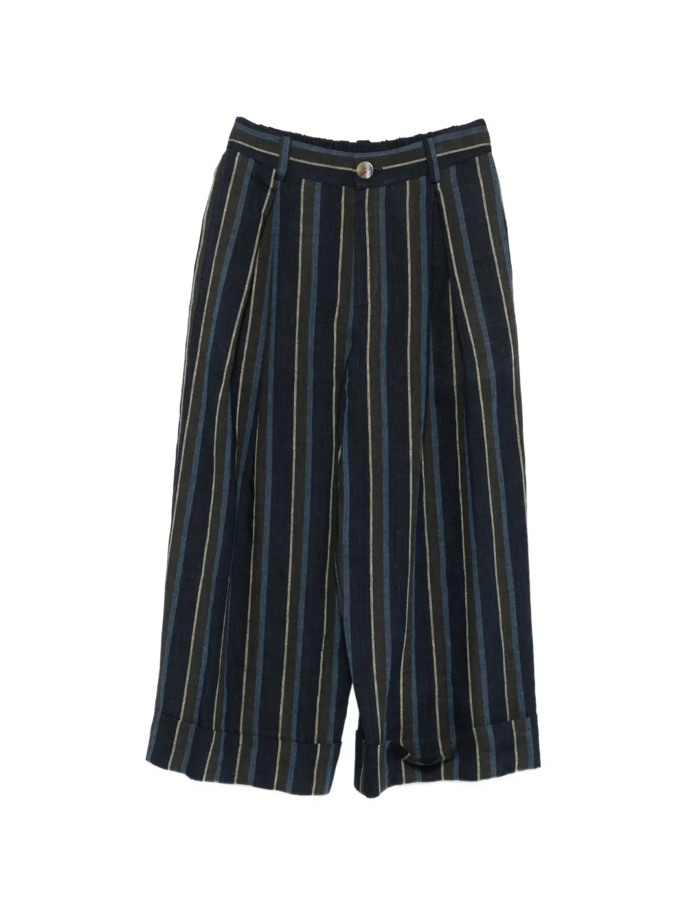 SOH striped pleated trousers - Blu