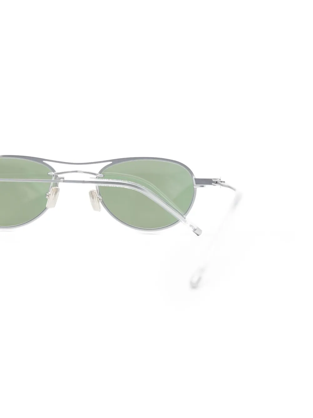 Maison Kitsuné x A. Society Hikari clip-on bril Zilver