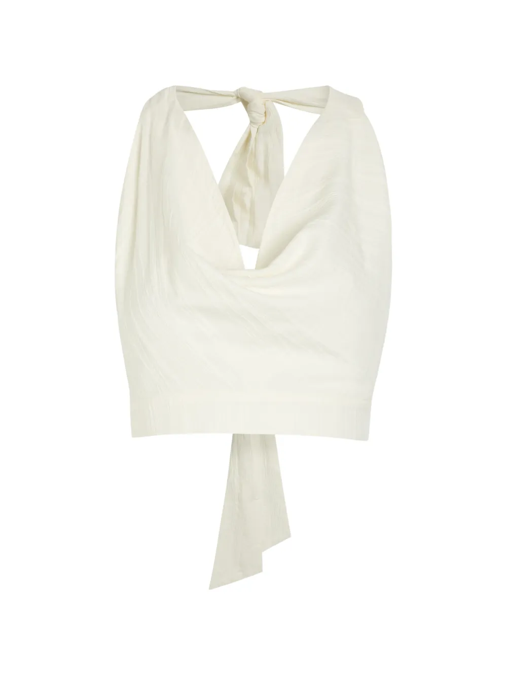 DELOS Ayla halterneck top - Nude