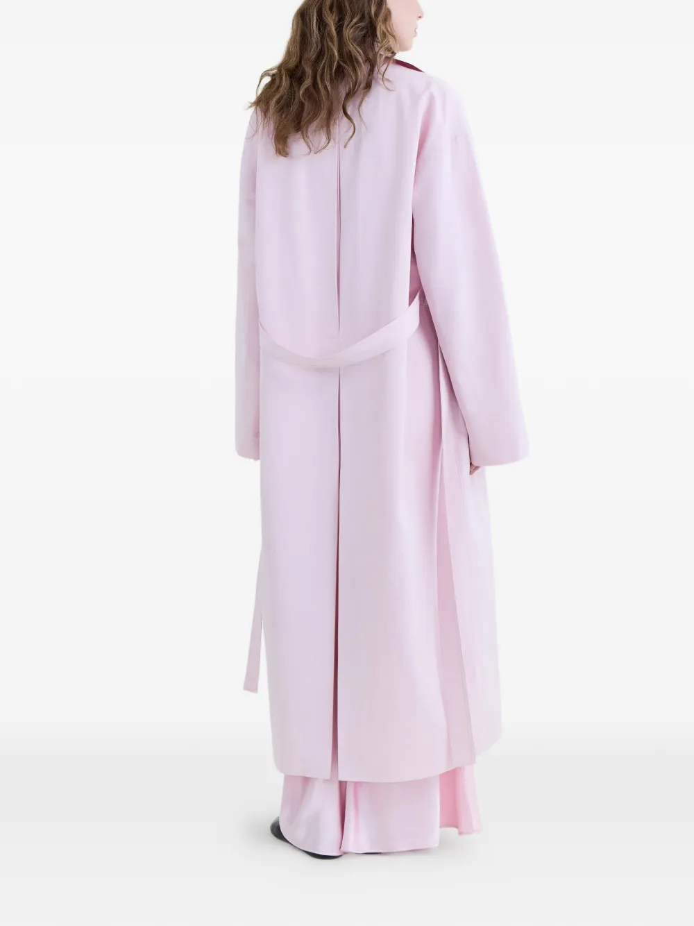 FFORME Leonie trenchcoat met dubbele rij knopen Roze