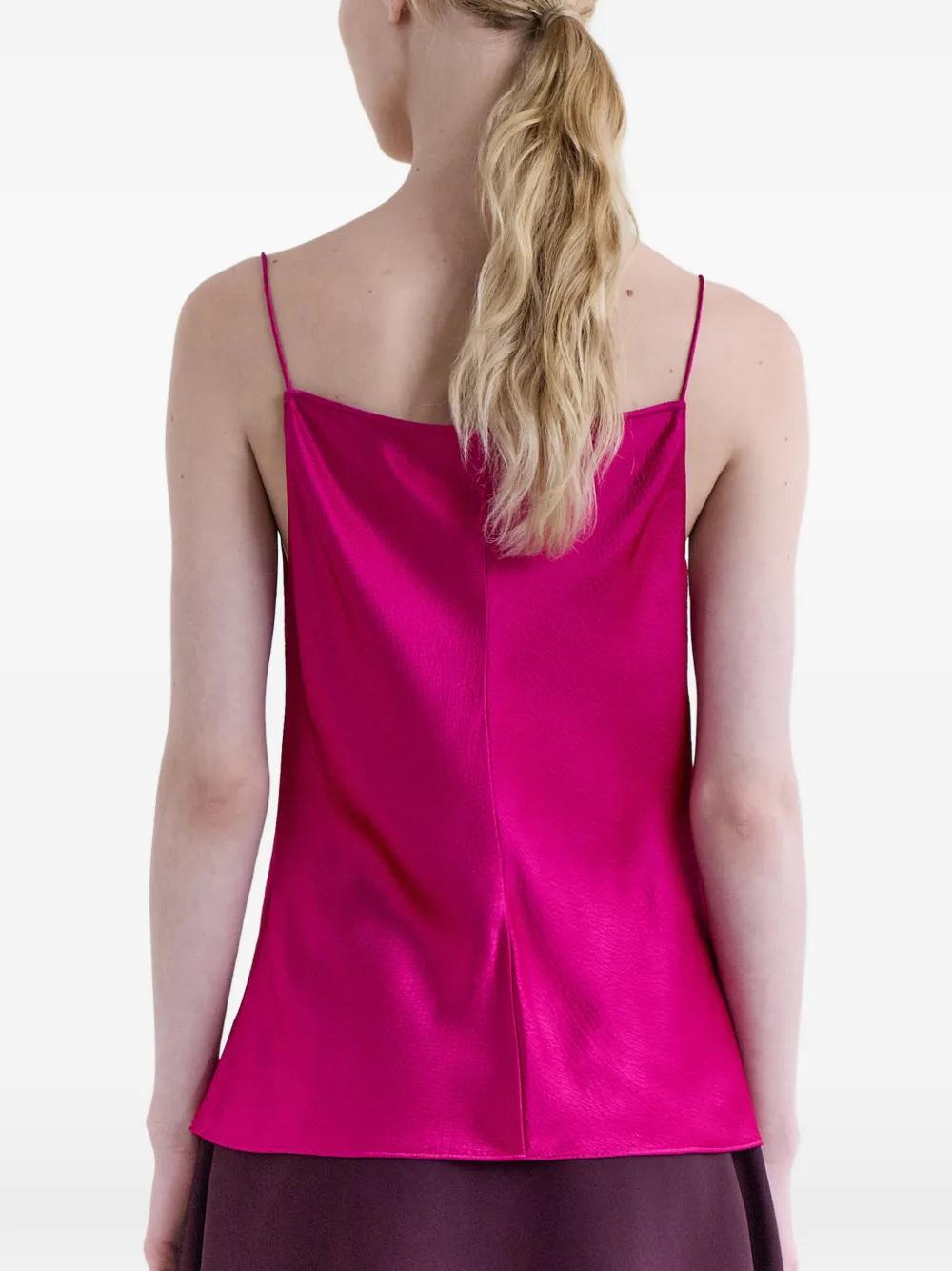 Fforme Irma Cowl-neck Tank Top in Pink, view 3
