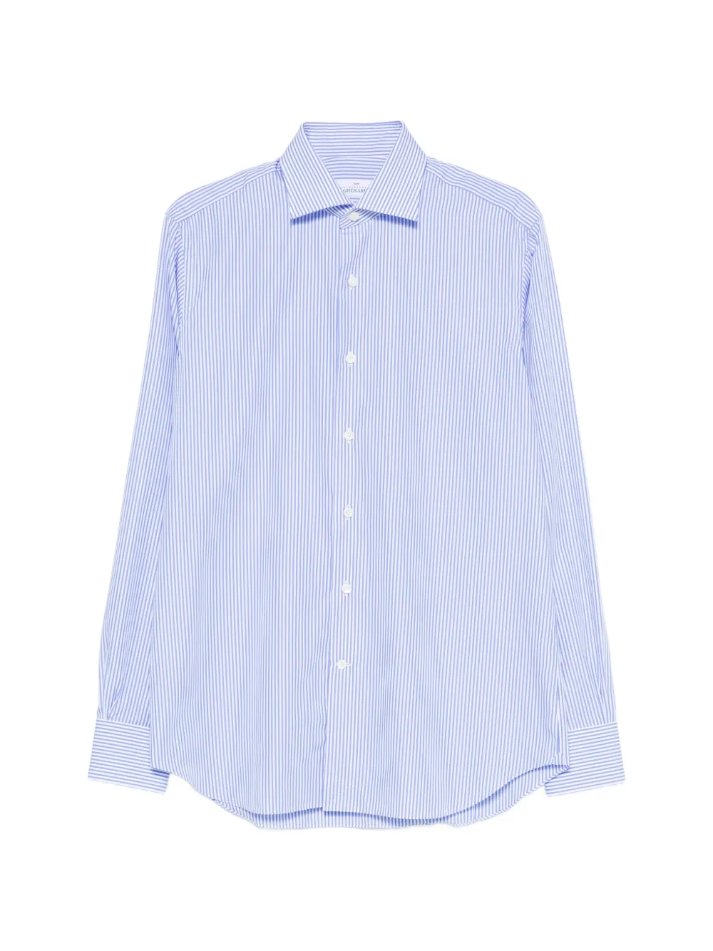 Alessandro Gherardi striped cotton shirt - Blau