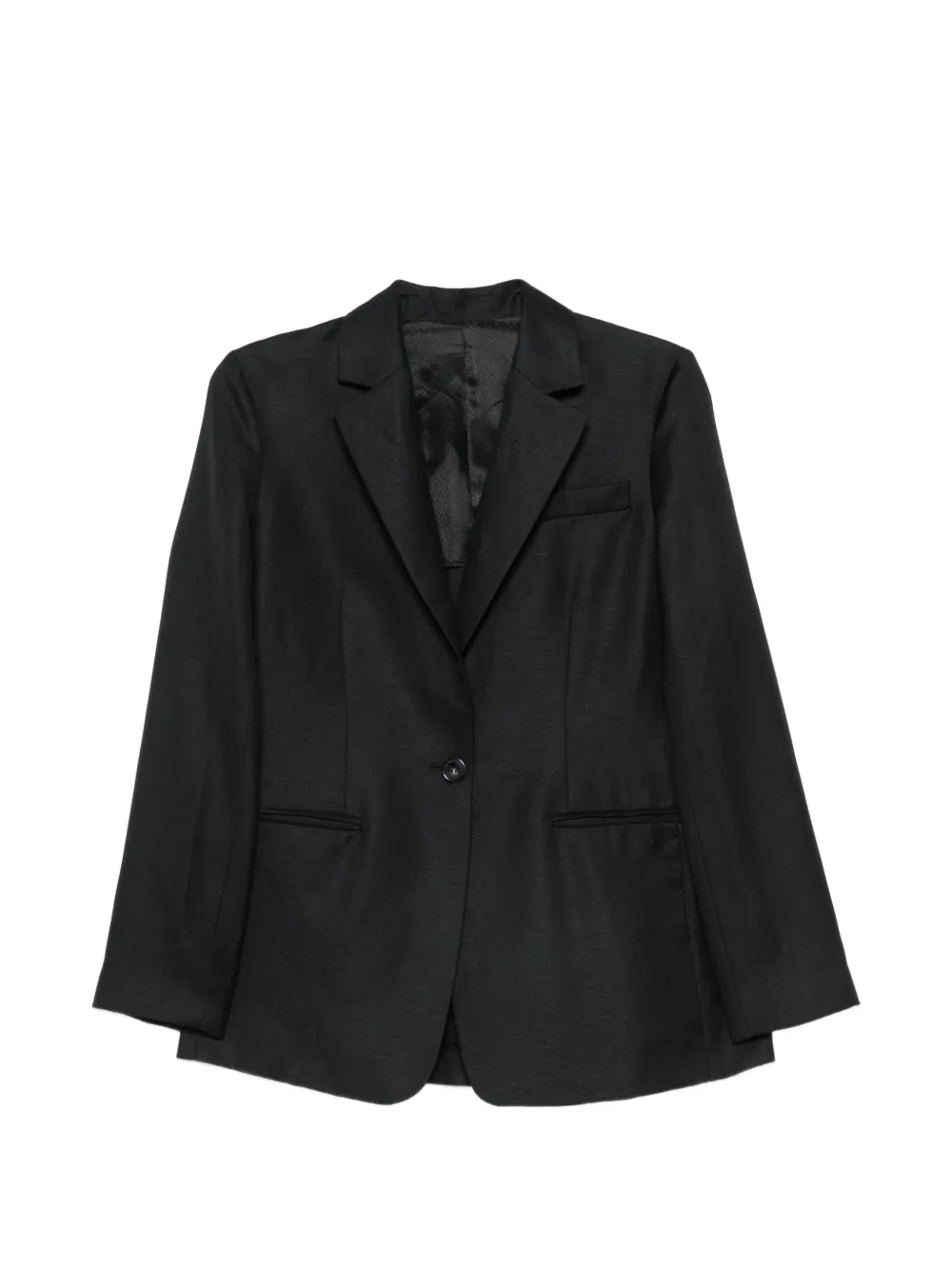PT Torino Lidia single-breasted wool blazer - Black
