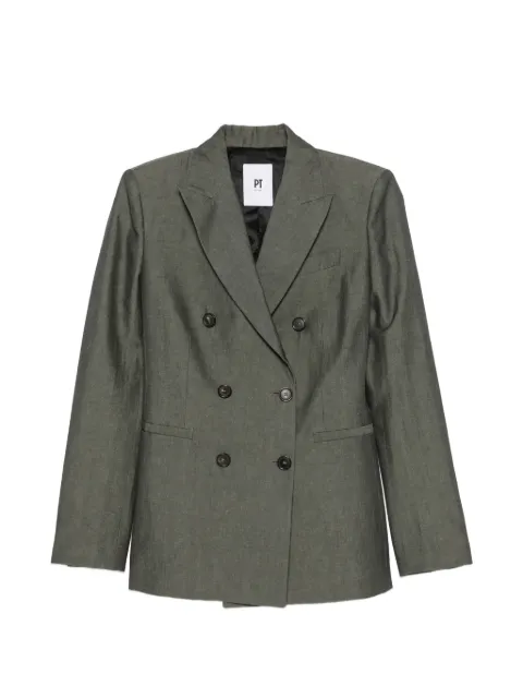 PT Torino Romy double-breasted peak-lapels blazer