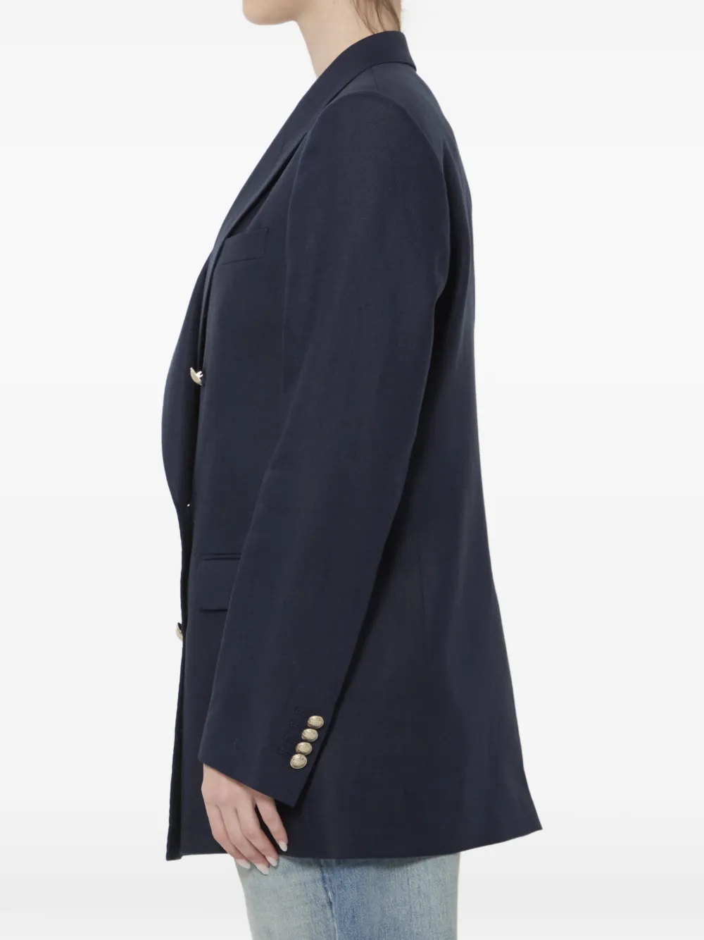 Tagliatore Jack met dubbele rij knopen Blauw
