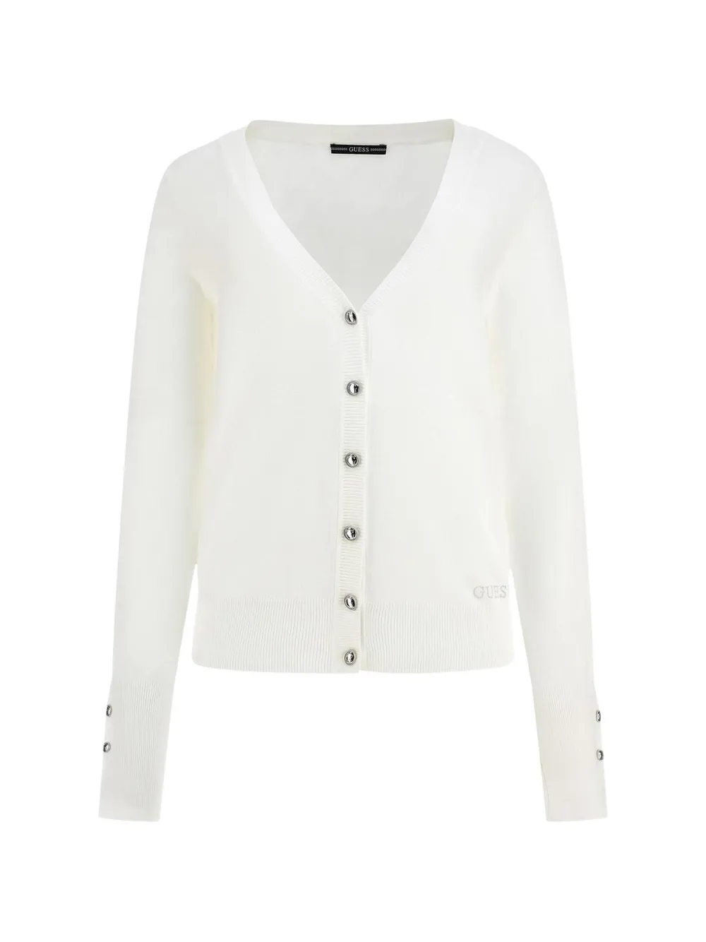 GUESS USA V-neck cardigan - Bianco