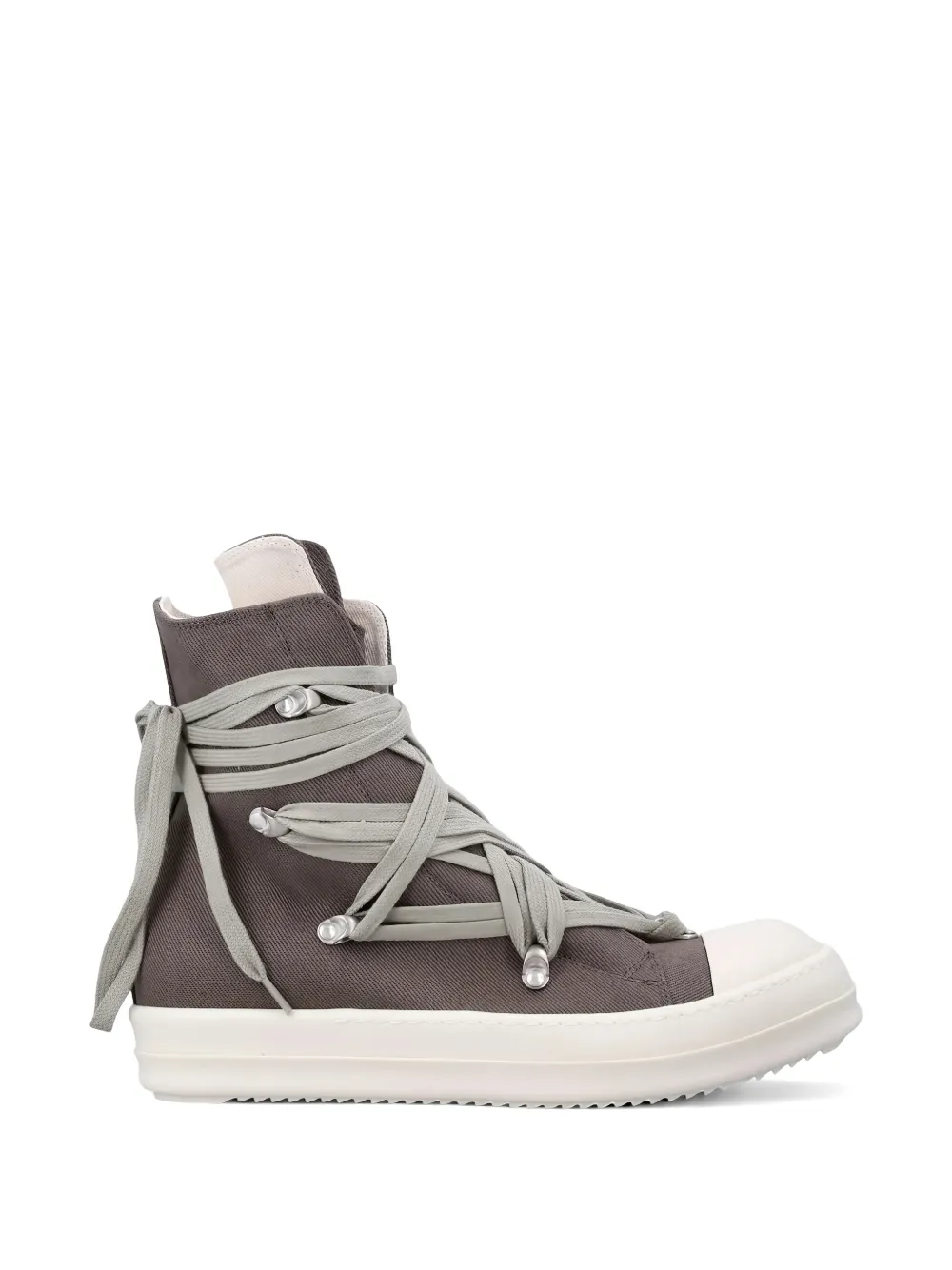 Rick Owens DRKSHDW lace-up high-top sneakers - Grigio