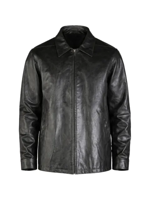 Rick Owens panelled zip-up jacket