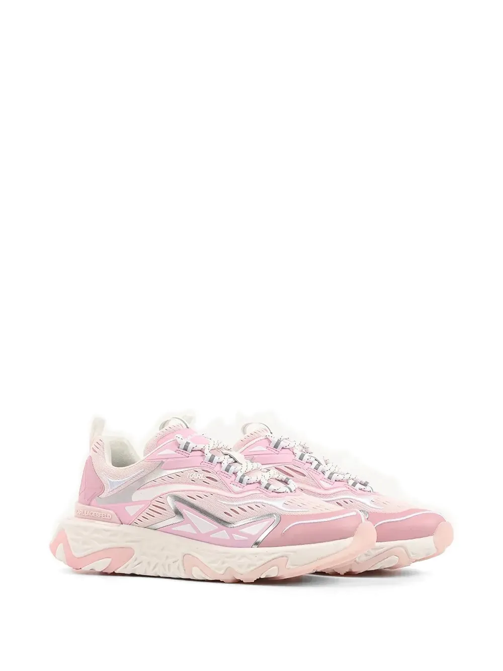 Karl Lagerfeld Blaze geperforeerde sneakers Roze