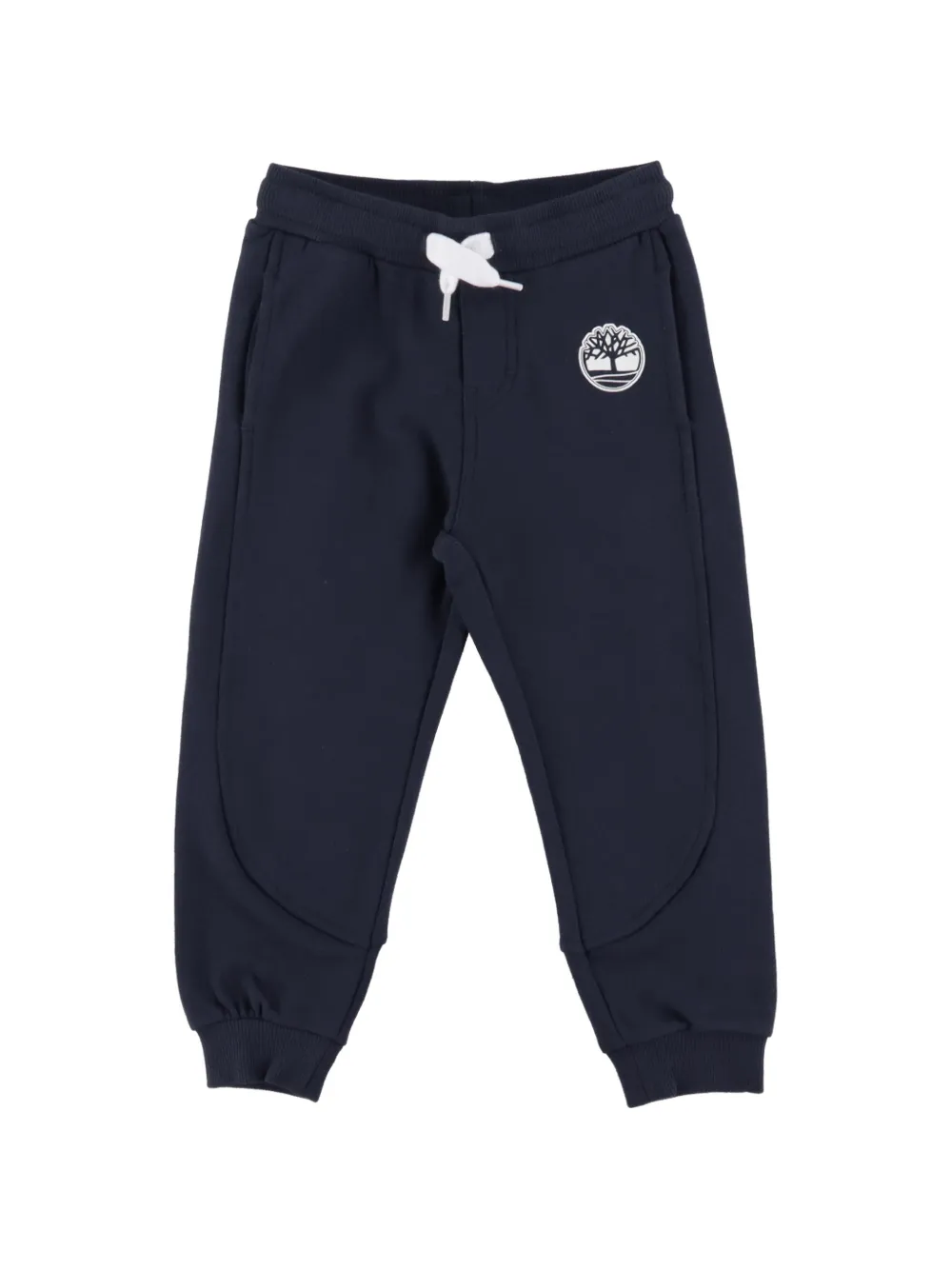 Timberland Kids logo-patch track pants - Blue