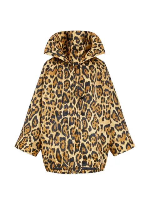 Alaïa layered twill coat