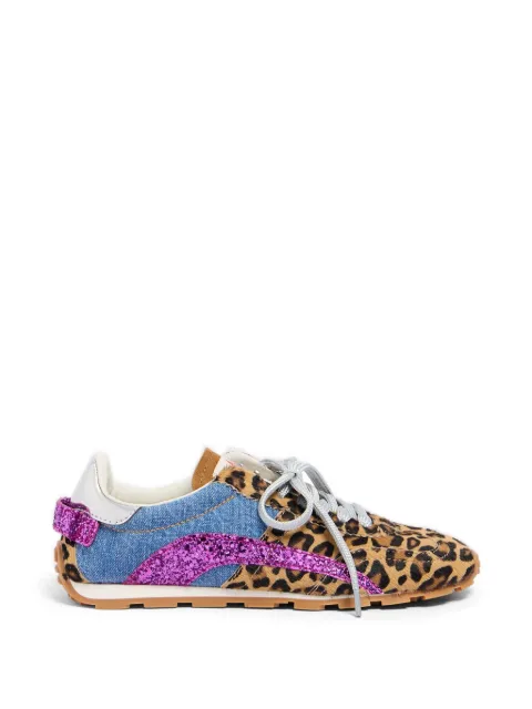 DSQUARED2 Wild2 leopard-print sneakers