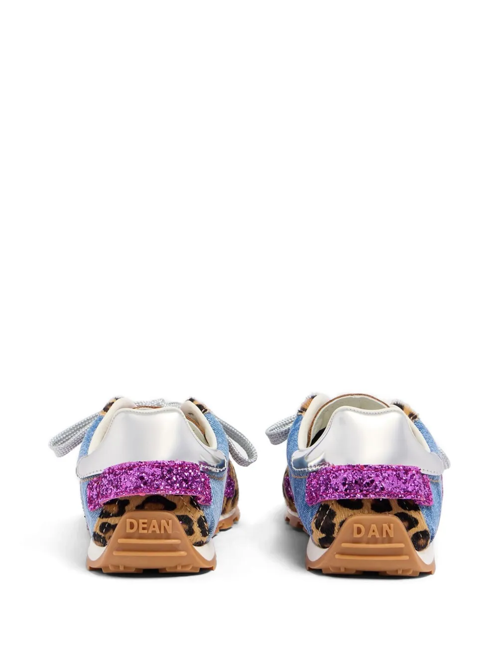 DSQUARED2 Wild2 sneakers met luipaardprint Beige