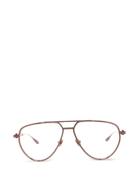 VALENTINO GARAVANI EYEWEAR Rockstud pilot-frame glasses