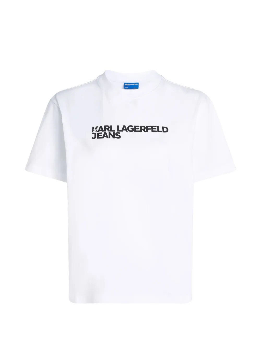 Karl Lagerfeld Jeans logo-print short-sleeve T-shirt - Bianco