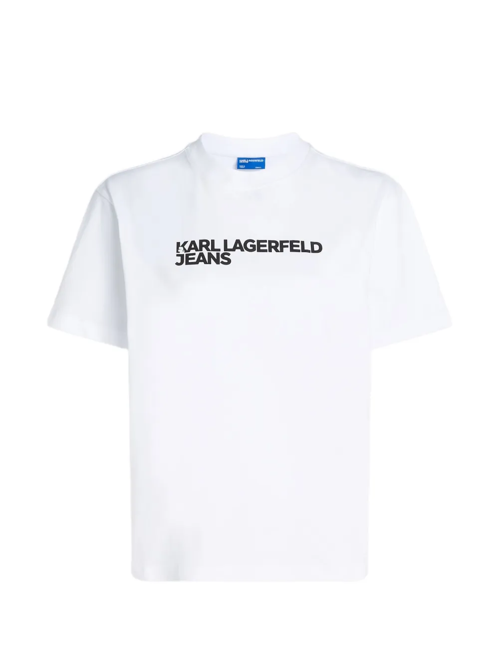 Karl Lagerfeld Jeans T-shirt met logoprint Wit