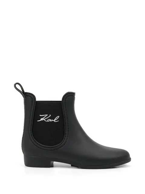 Karl Lagerfeld logo-detail ankle boots