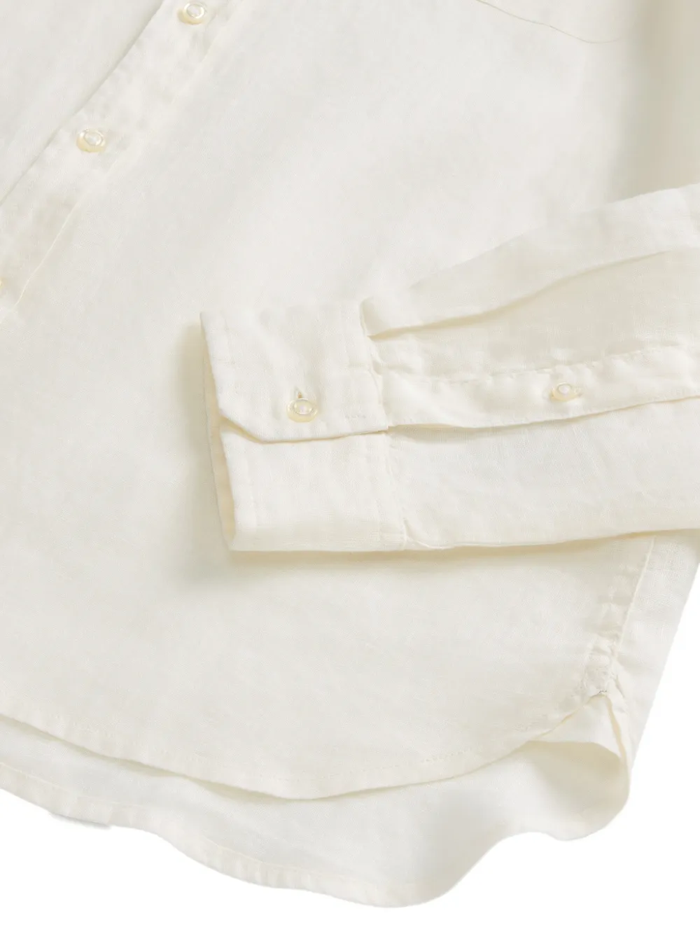 Woolrich Linnen overhemd Beige