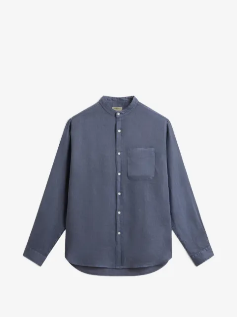 Woolrich garment-dyed linen shirt
