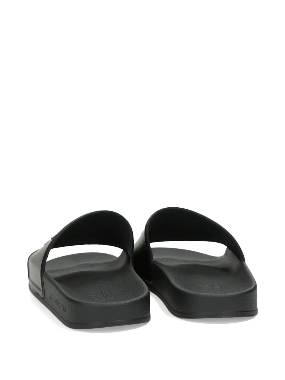Karl Lagerfeld logo-detail slides Zwart