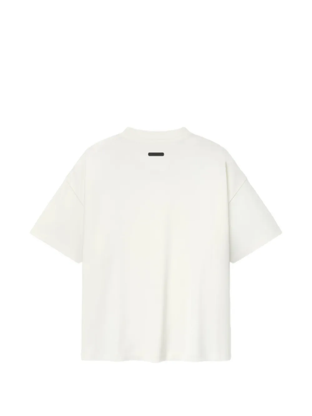 FEAR OF GOD ESSENTIALS Signature 90s Pique T-shirt met geborduurd logo Wit