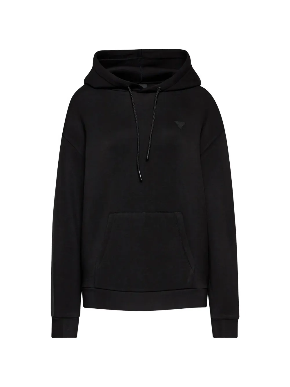 GUESS USA logo-patch hoodie - Nero