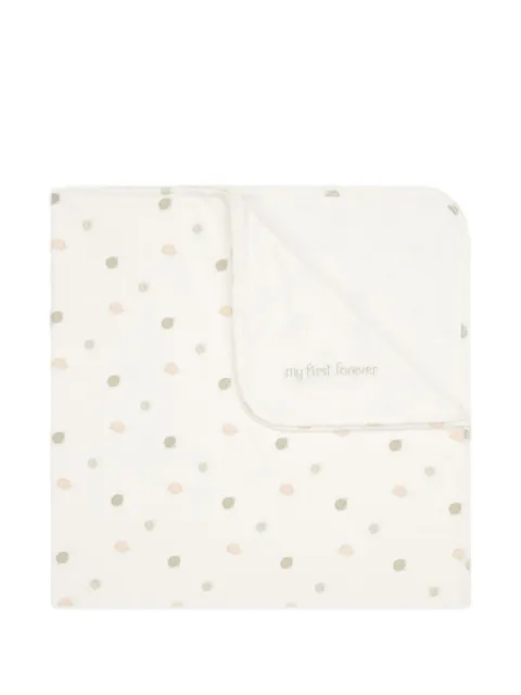 Knot Jace polka-dot blanket
