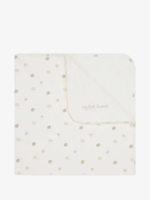 Knot Jace polka-dot blanket