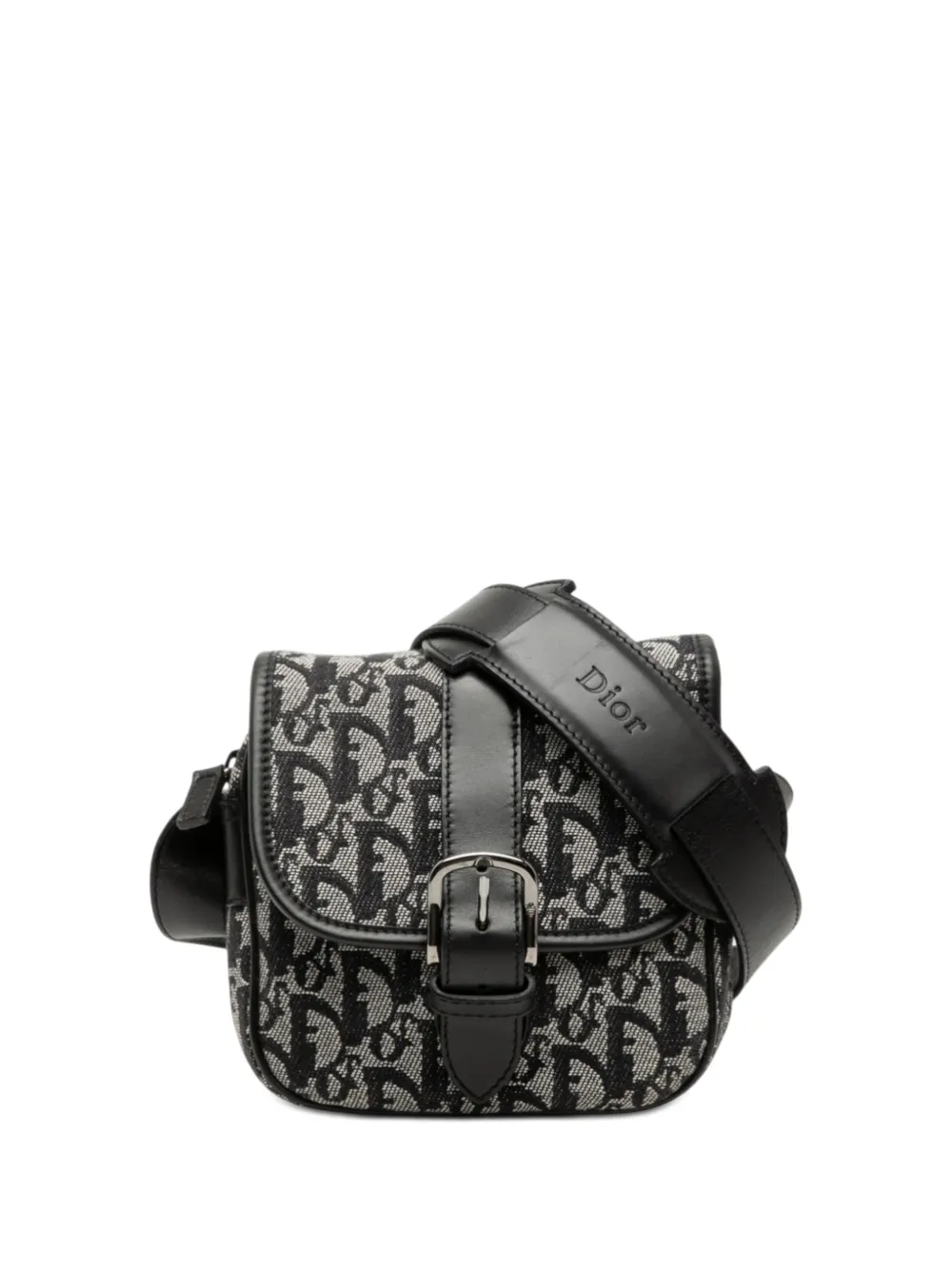 Christian Dior Pre-Owned 2003 Diorissimo Trotter Canvas crossbody bag - Nero