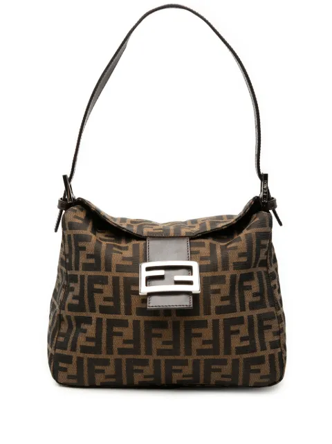 Fendi Pre-Owned bolsa de hombro de lona Zucca con solapa doble 2000-2010