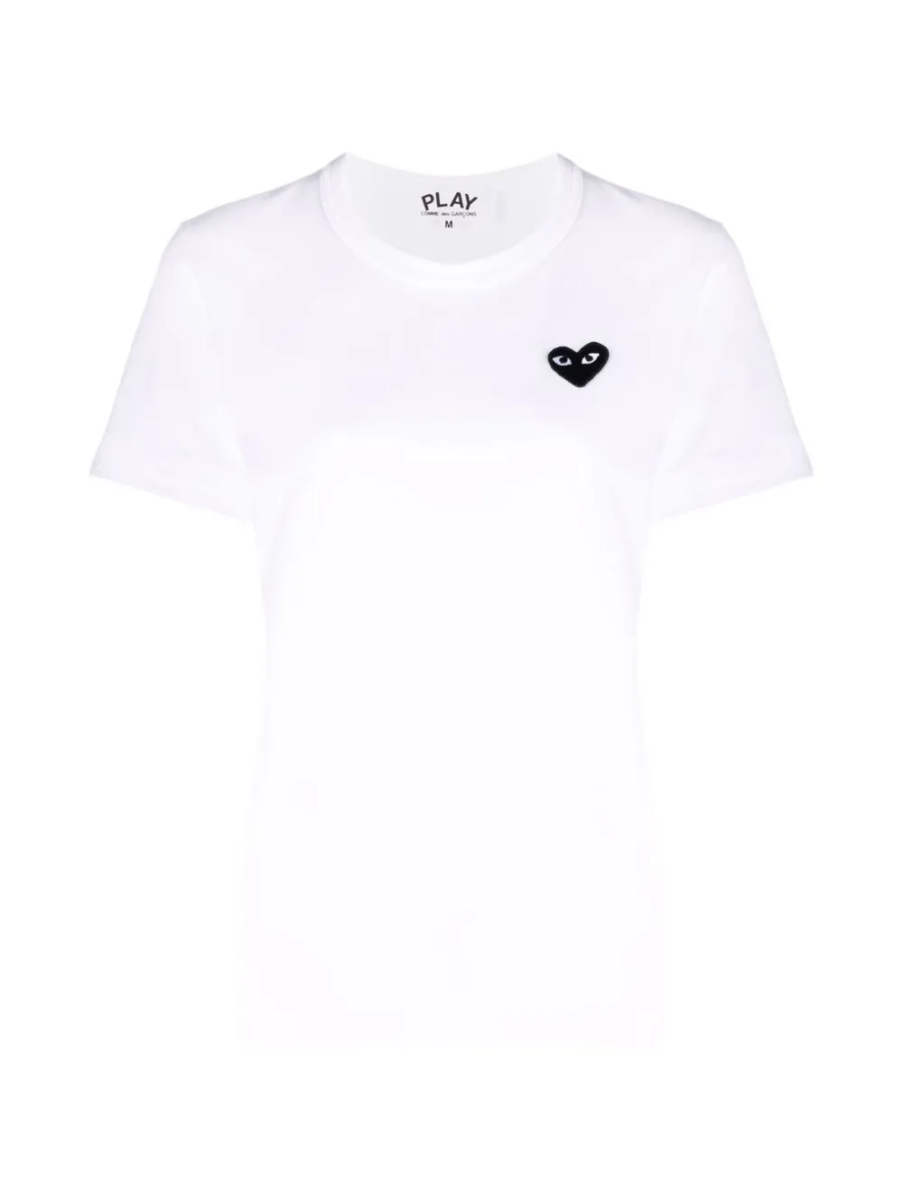 Comme Des Garçons Play heart-patch T-shirt - Bianco