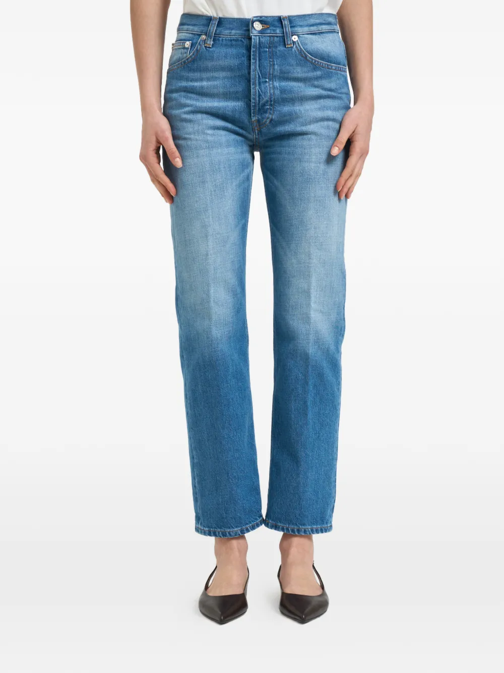 DONDUP Icon faded-effect jeans - Blu
