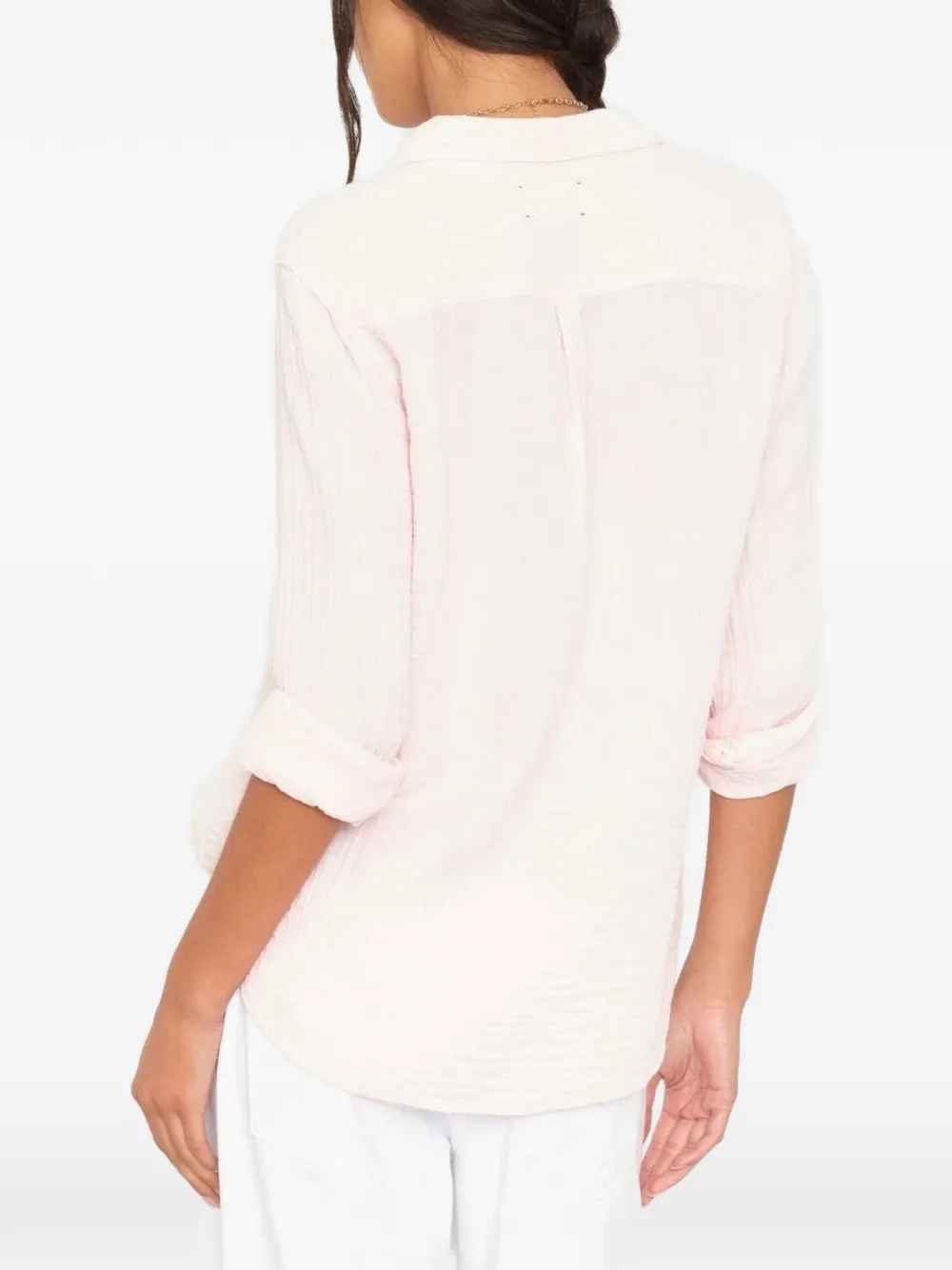 Xirena Scout blouse met gekreukt effect Roze