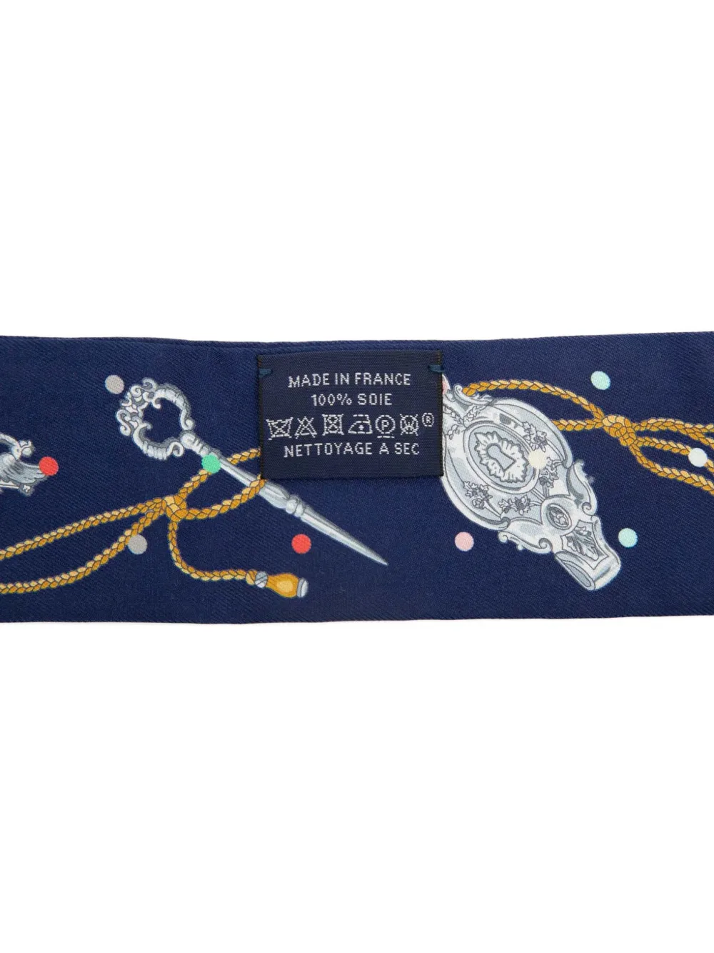 Hermès Pre-Owned 2000-2026 レクレアポア シルクツイリースカーフ