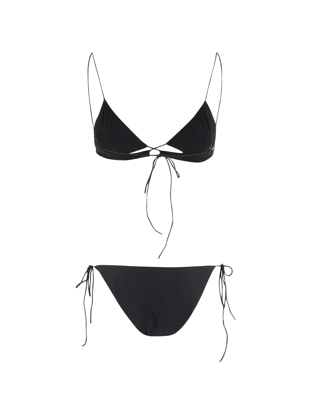  Amazuìn Bikini Con Aberturas - Negro 