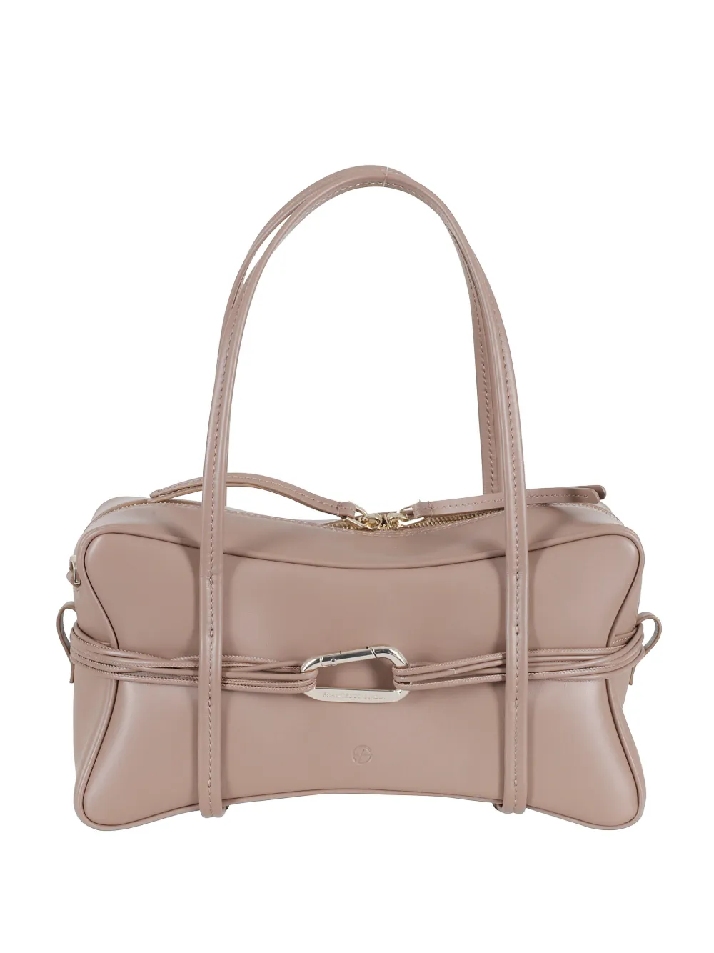 BIASIA Edwige 4Ever carabiner-detail leather tote bag - Toni neutri