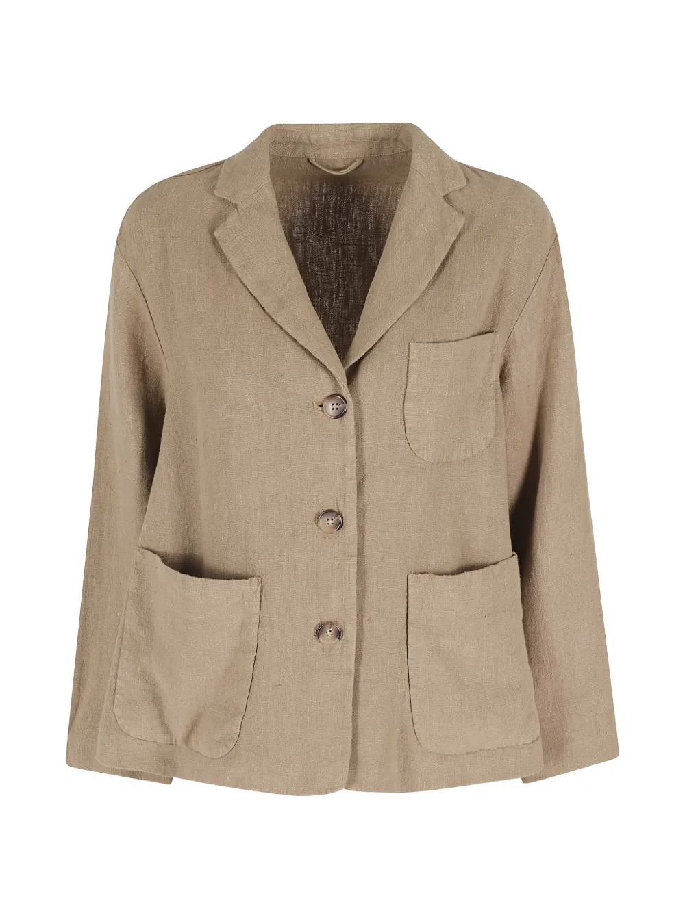 Kiltie notched-lapel patch-pocket blazer - Toni neutri