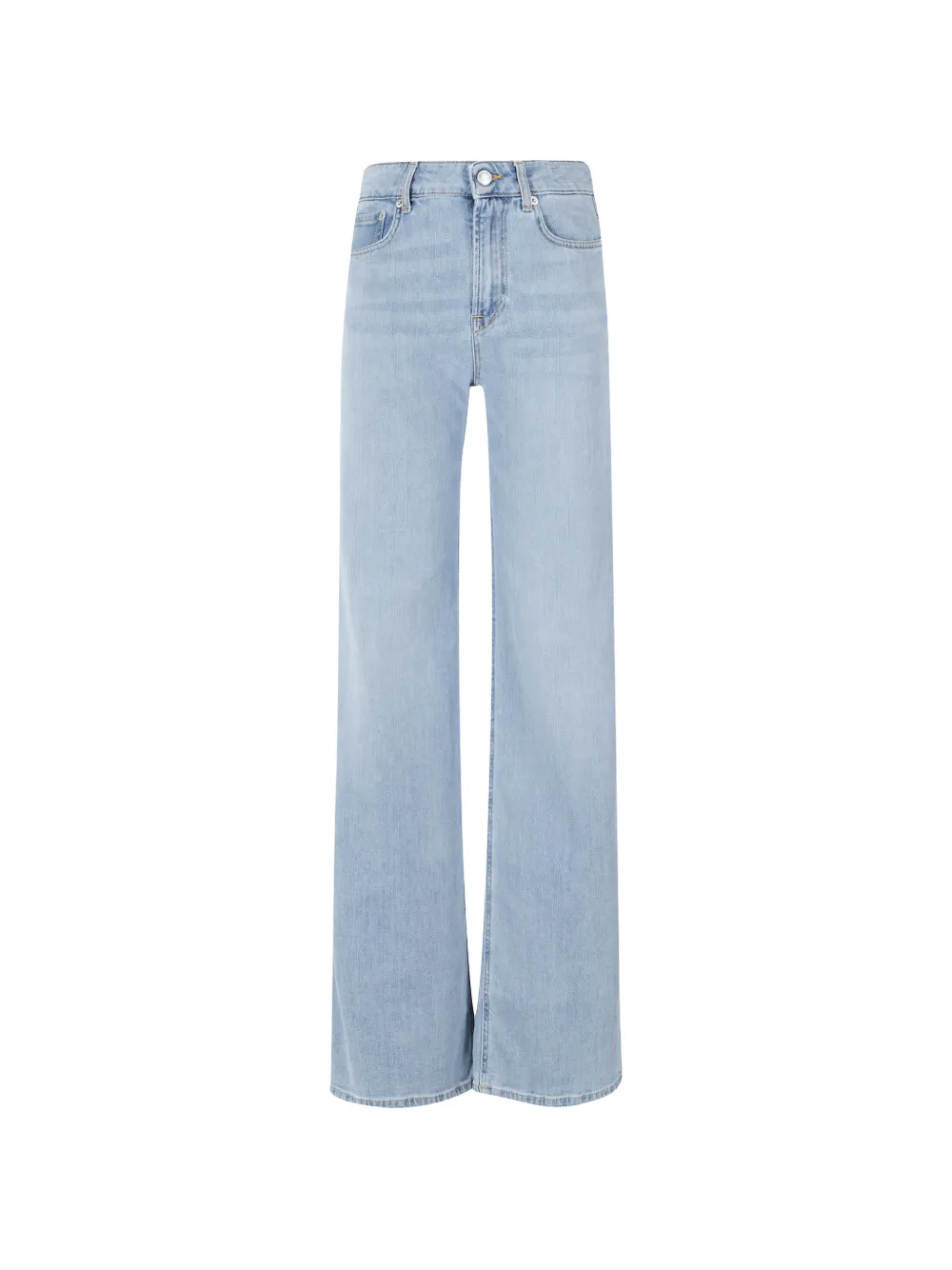 Department 5 wide-leg faded-effect jeans - Blu