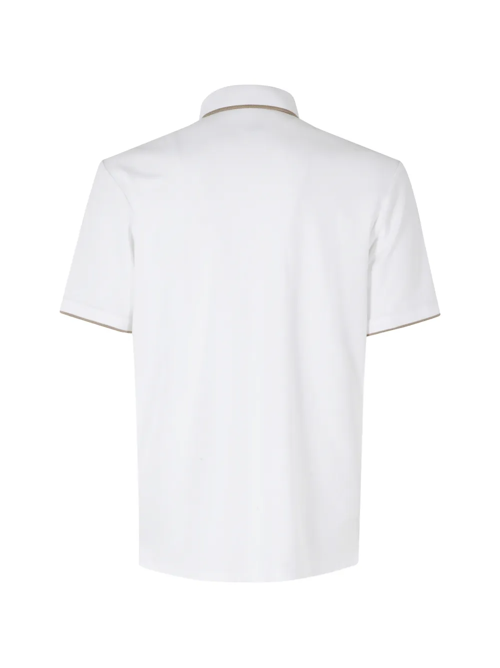 Blauer Kemp poloshirt met logopatch Wit