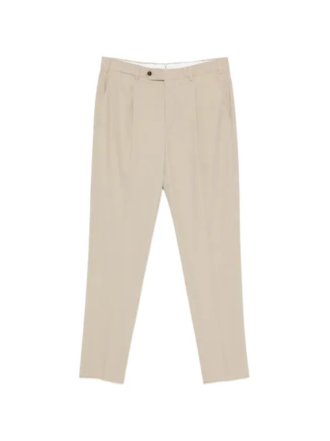 PT Torino pleated cotton trousers