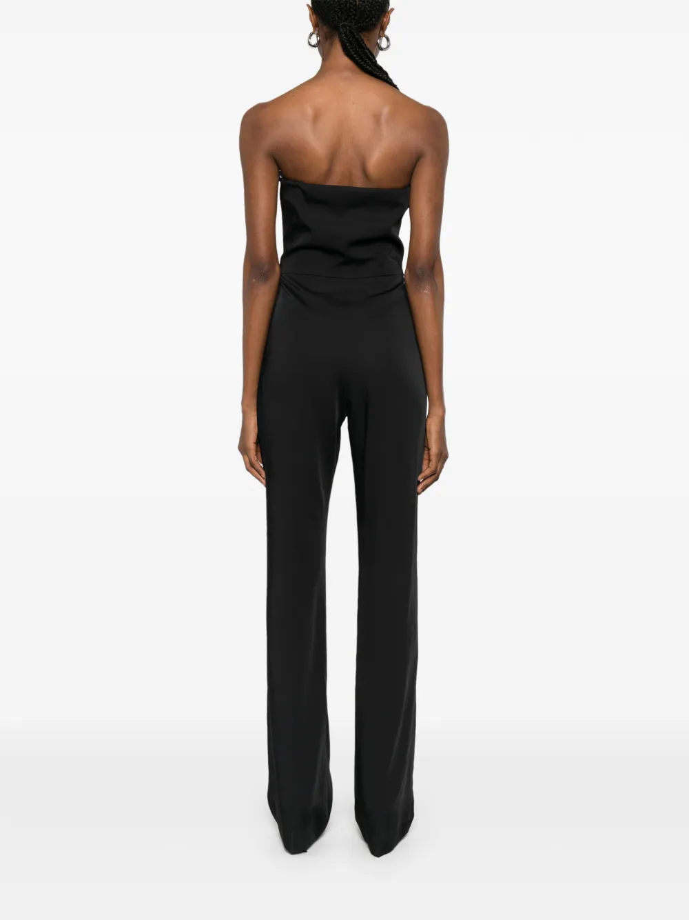 PT Torino Strapless jumpsuit Zwart