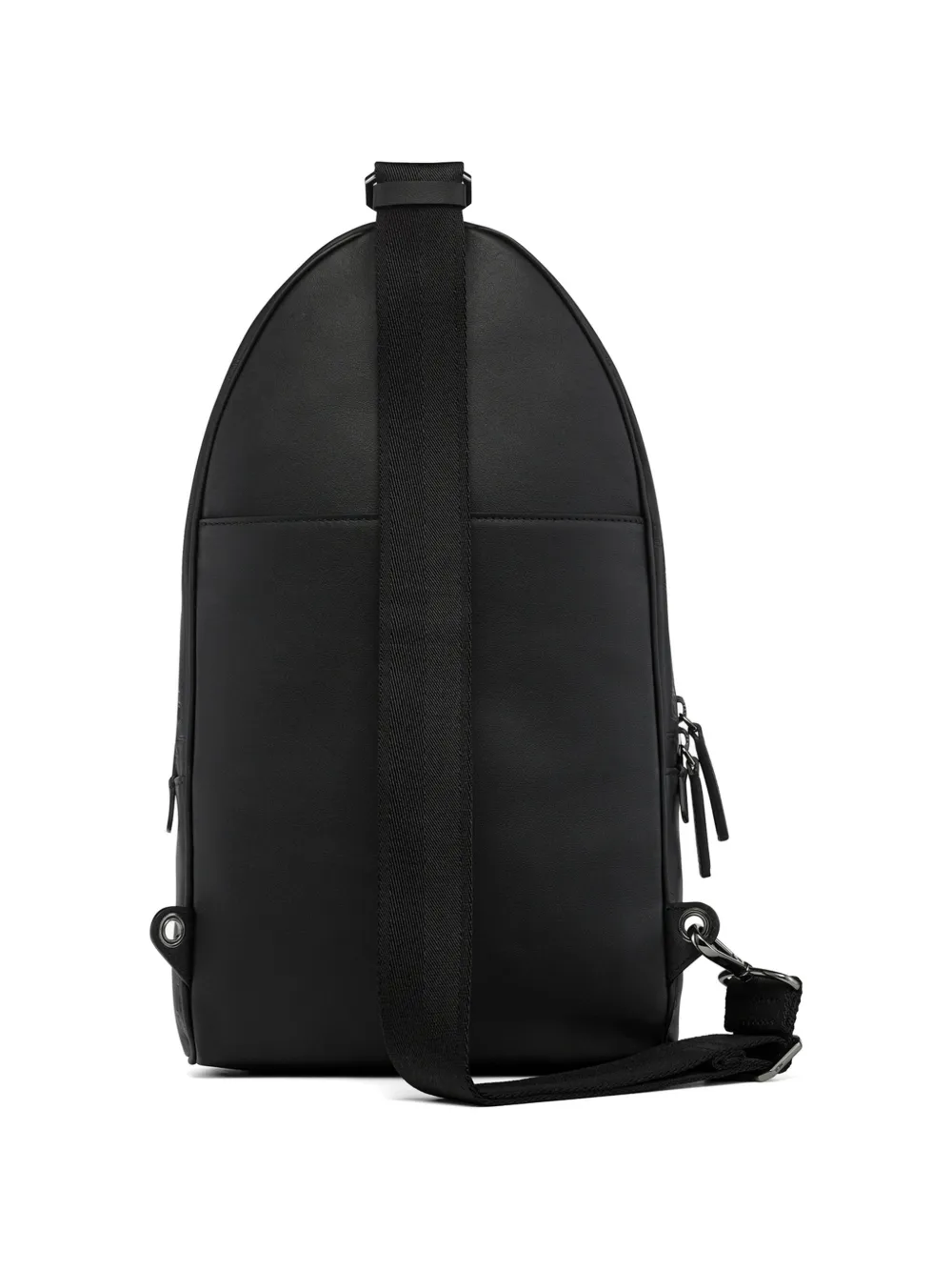 MCM Aren messengertas met monogram en reliëf Zwart