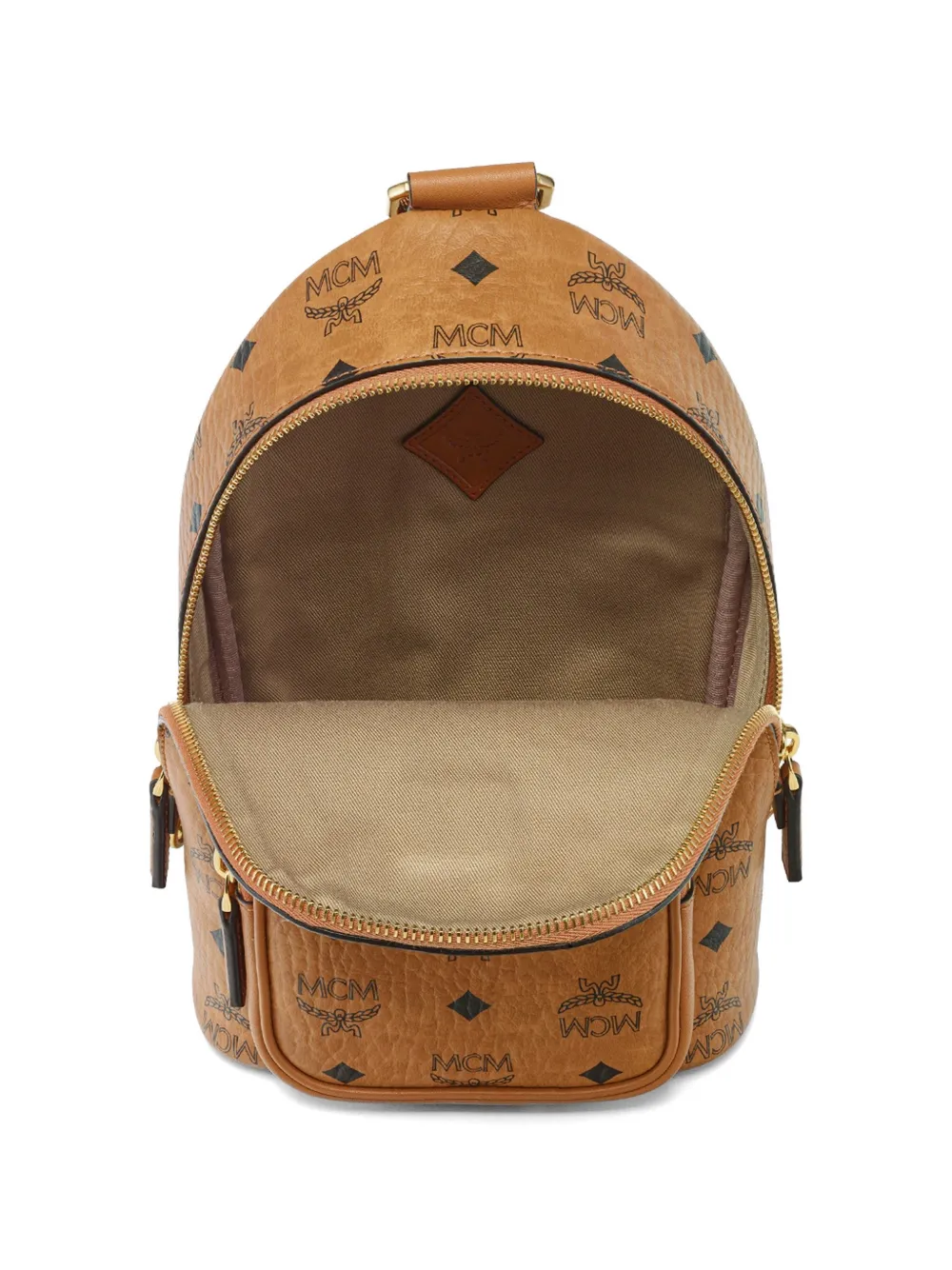 MCM Aren Visetos messengertas Beige